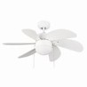 VENTILADOR TECHO TABIT BLANCO LUZ