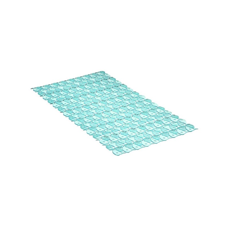 ALFOMBRA BAÑO PVC TURQUESA