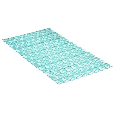 ALFOMBRA BAÑO PVC TURQUESA