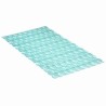 ALFOMBRA BAÑO PVC TURQUESA