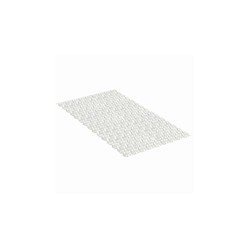 ALFOMBRA BAÑO PVC BLANCO PERG.