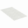 ALFOMBRA BAÑO PVC BLANCO PERG.