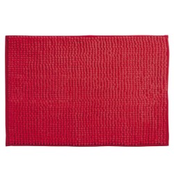 ALFOMBRA BAÑO CHENILLE ROJO