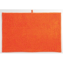 ALFOMBRA BAÑO CHENILLE NARANJA