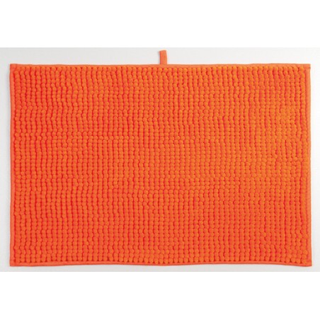 ALFOMBRA BAÑO CHENILLE NARANJA