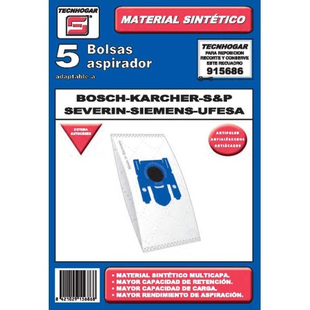 BOLSA ASPIRADOR 5U.BOSCH-SIEME