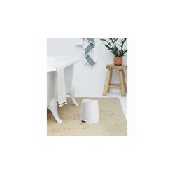 CUBO PEDAL BAÑO STAND. BLANCO