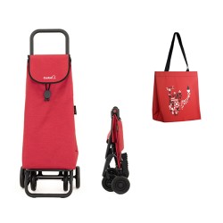 CARRO COMPRA 4R ROJO+BOLSA 44