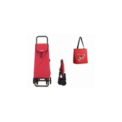 CARRO COMPRA 4R ROJO+BOLSA 44