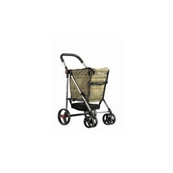 CARRO COMPRA BASKET POLAR 2+4 KAKI