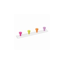 PERCHA MADERA 4P COLORES B.BCA