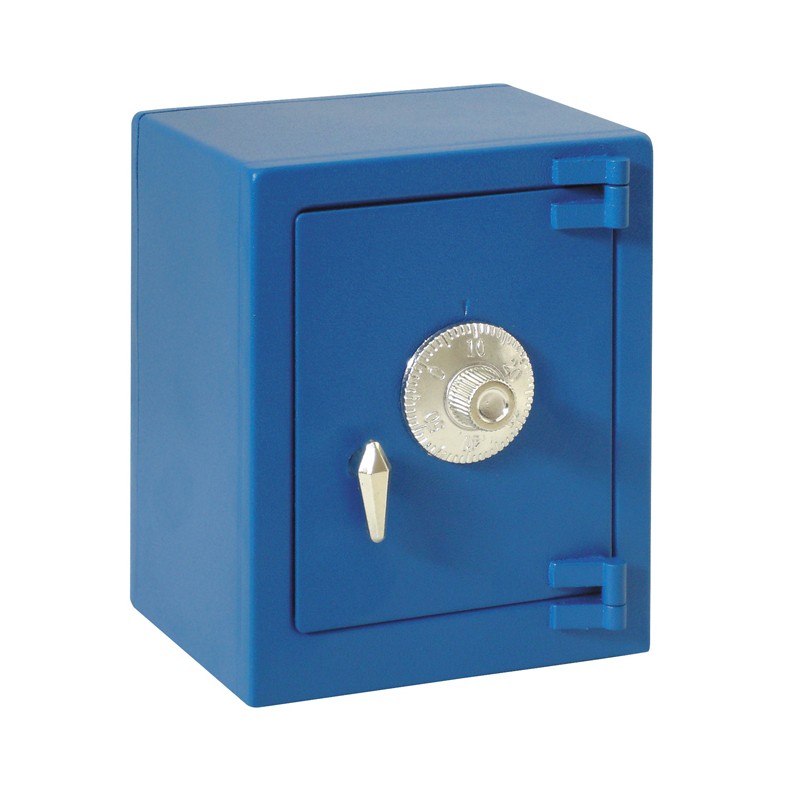 HUCHA CAJA FUERTE AZUL