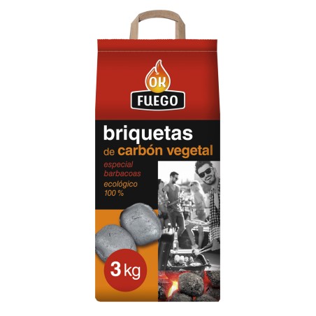 BRIQUETAS CARBON VEGETAL AUTOENCENDIDO