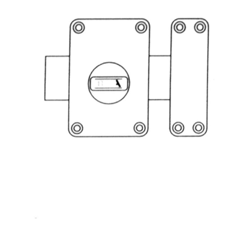CERROJO SOBREPONER MADERA