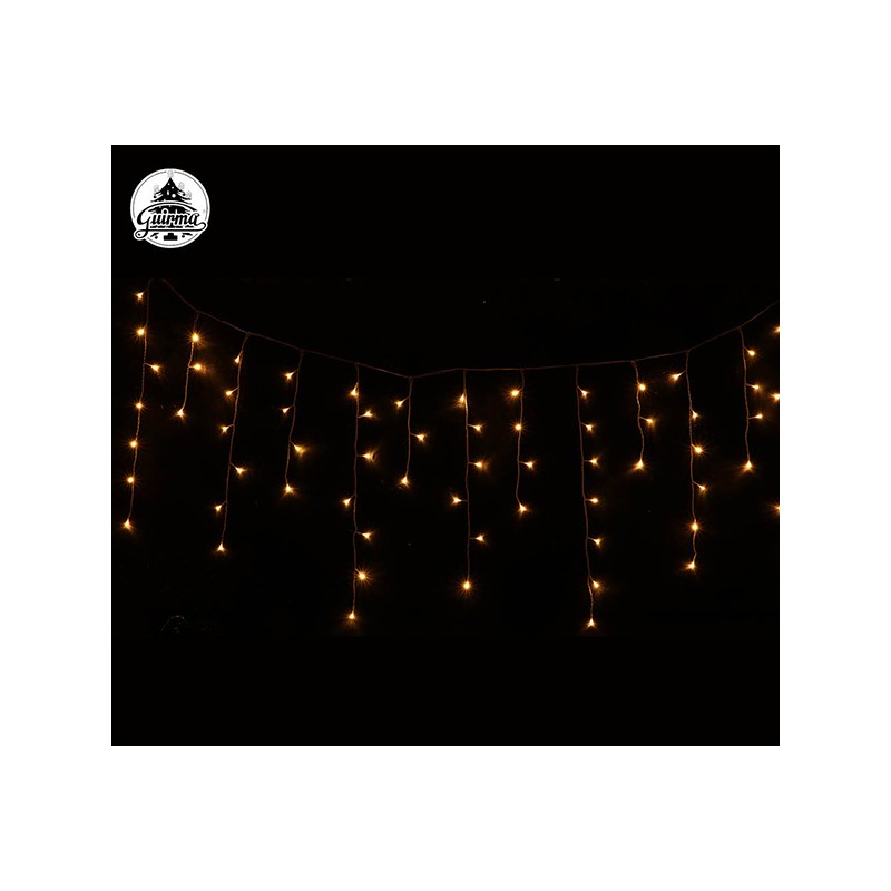 CORTINA 300 LED FIJA BLANCO CALIDO