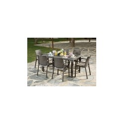 MESA JARDIN RATTAN ELEGANTE