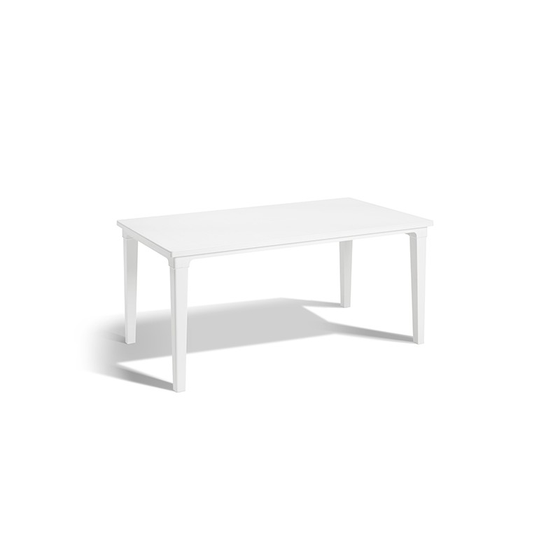 MESA JARDIN RESINA FUTURA BLANCO