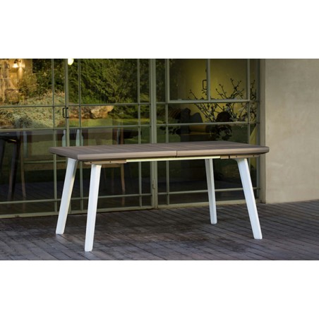 MESA JARDIN EXTEN.HARMONY BCO/CAPCH