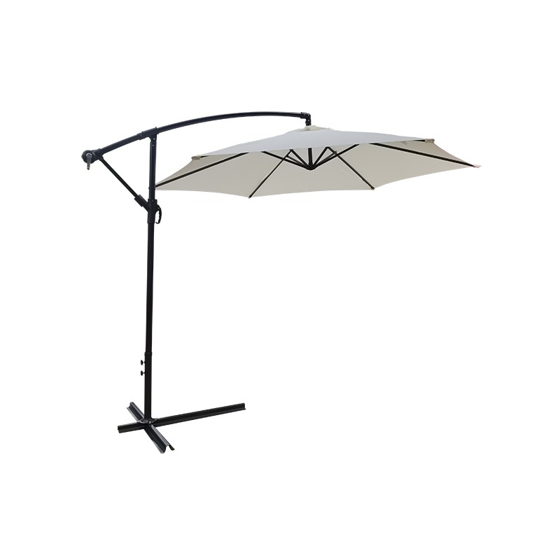 PARASOL LATERAL ALUMINIO BEIGE