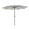 PARASOL ALUMINIO BEIGE