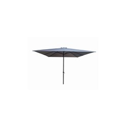 PARASOL ALUMINIO CUADR GRIS