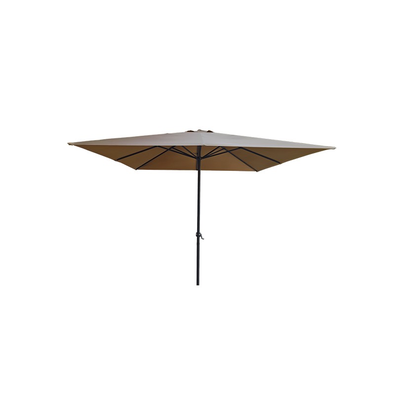 PARASOL ALUMINIO CUADR TAUPE