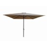 PARASOL ALUMINIO CUADR TAUPE