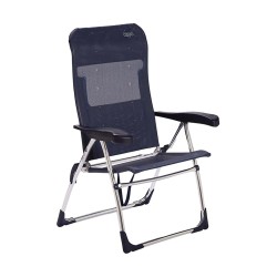 SILLA PLAYA 7P MULTIFIBRA ALUMINIO AZUL OSCURO