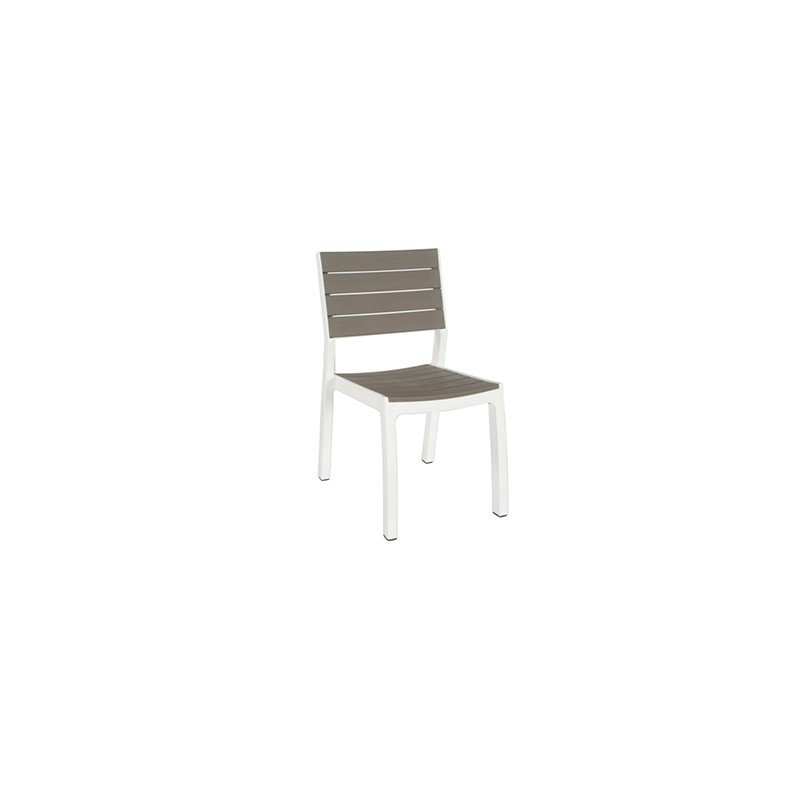 SILLA RESINA HARMONY BEIGE/TOPO