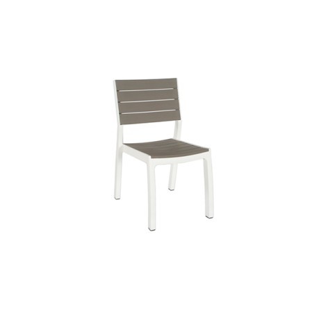 SILLA RESINA HARMONY BEIGE/TOPO