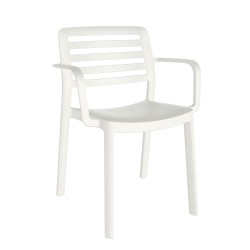 SILLA RESINA C/BRAZ BLANC WIND