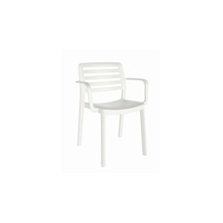 SILLA RESINA C/BRAZ BLANC WIND