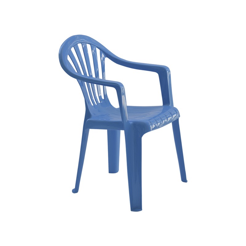 SILLON RESINA INFANTIL AZUL