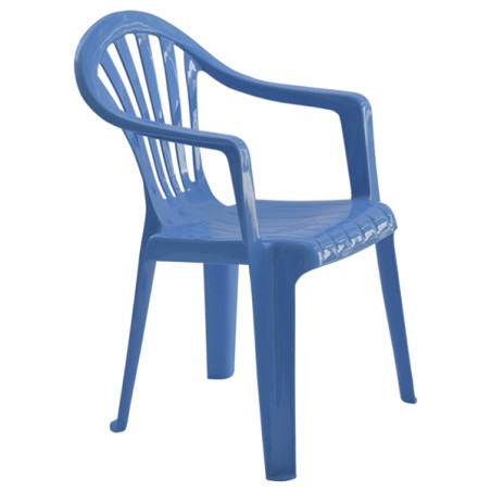 SILLON RESINA INFANTIL AZUL