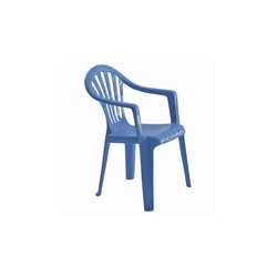 SILLON RESINA INFANTIL AZUL