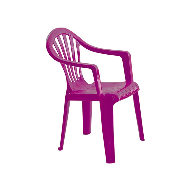 SILLON RESINA INFANTIL FUCSIA