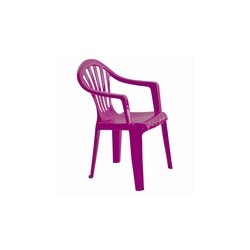 SILLON RESINA INFANTIL FUCSIA