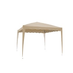 CENADOR ACERO PLEGABLE BEIGE