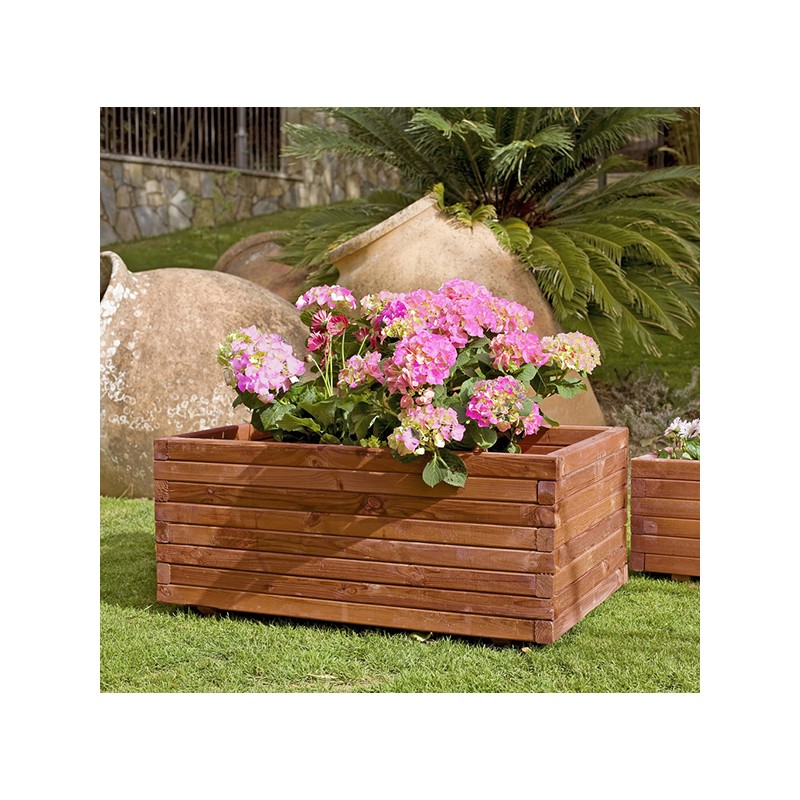 JARDINERA MADERA RECTANGULAR