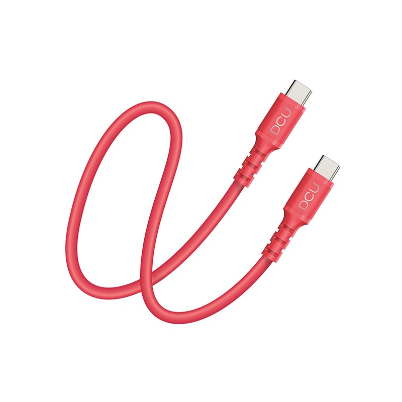 CABLE CONEXION USB TIPO C-USB TIPO C ROJO