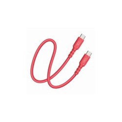 CABLE CONEXION USB TIPO C-USB TIPO C ROJO