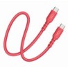 CABLE CONEXION USB TIPO C-USB TIPO C ROJO