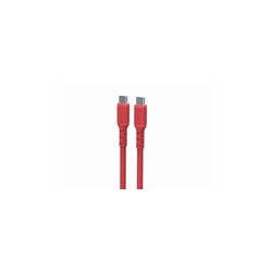 CABLE CONEXION USB TIPO C-USB TIPO C ROJO