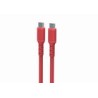 CABLE CONEXION USB TIPO C-USB TIPO C ROJO