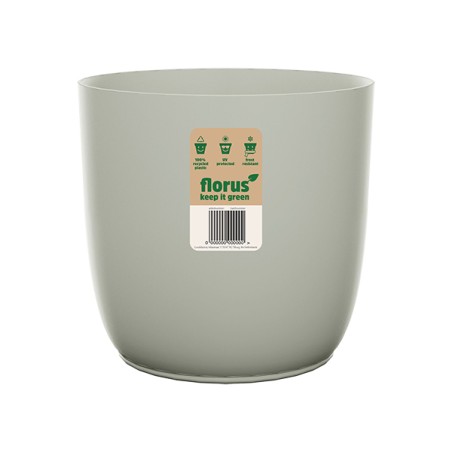 CUBREMACETA INT. FLOW FLOWERPOT GRIS