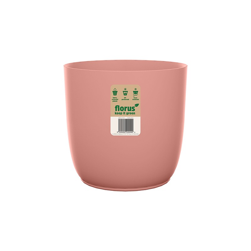 CUBREMACETA INT. FLOW FLOWERPOT ROSA