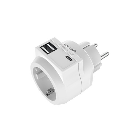 CARGADOR ADAPTADOR 2 USB + 1 USB C