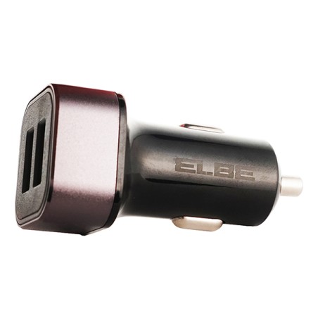 CARGADOR COCHE USB DOBLE PUERTO/CARGA RAPIDA