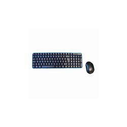 TECLADO + RATON INALAMBRICO AZUL/NEGRO