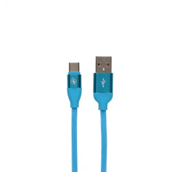 CABLE DATOS USB A USB TIPO C 2A AZUL